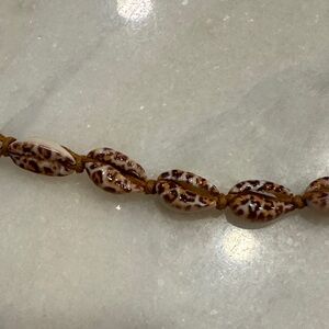 Aerie Brown Shell adjustable Anklet